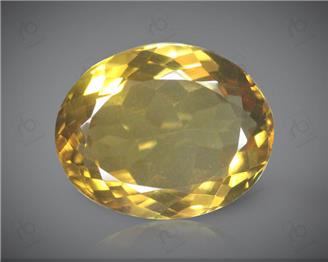 Yellow Citrine Natural Certified  6.55CTS-8541